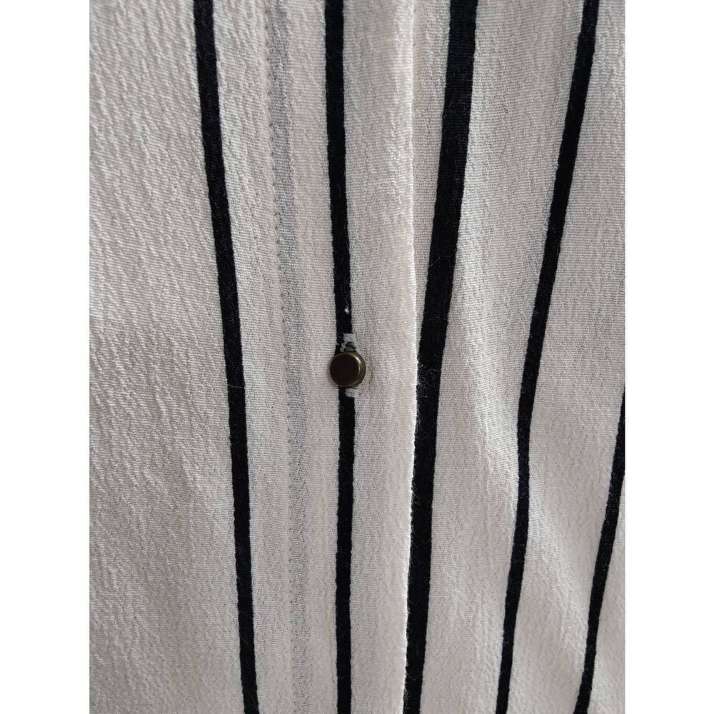 Zara Basic Button-Down Long Sleeve Blouse - image 4